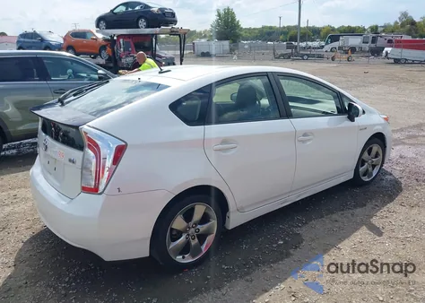 2013 Toyota Prius Three Se из США, поврежденный, VIN JTDKN3DU2D5607762